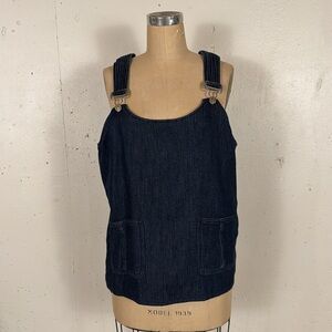 Madewell Dark Blue Denim Tank Top